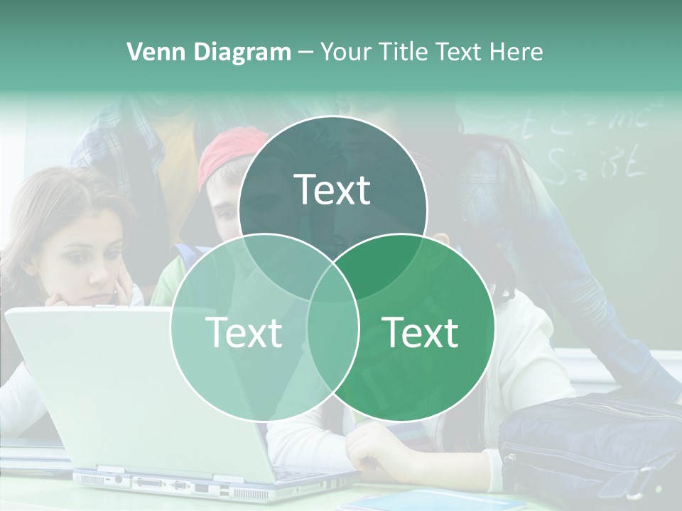 Monitor Friends Classroom PowerPoint Template