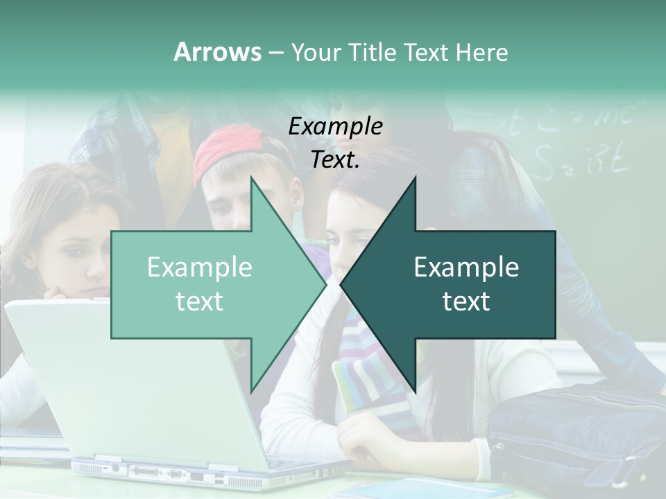 Monitor Friends Classroom PowerPoint Template
