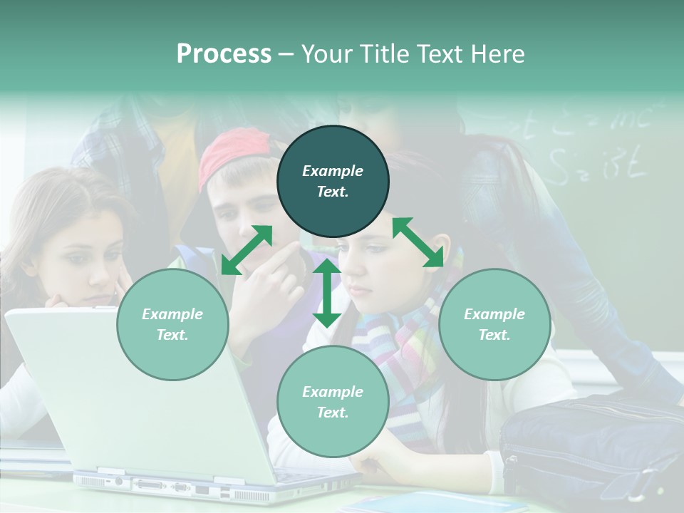 Monitor Friends Classroom PowerPoint Template
