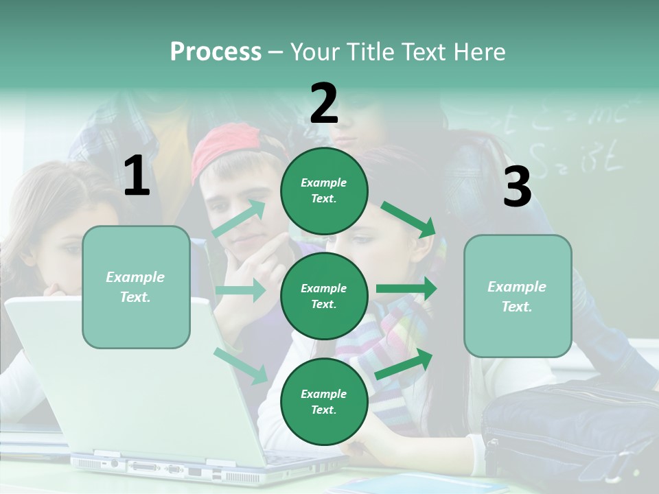 Monitor Friends Classroom PowerPoint Template