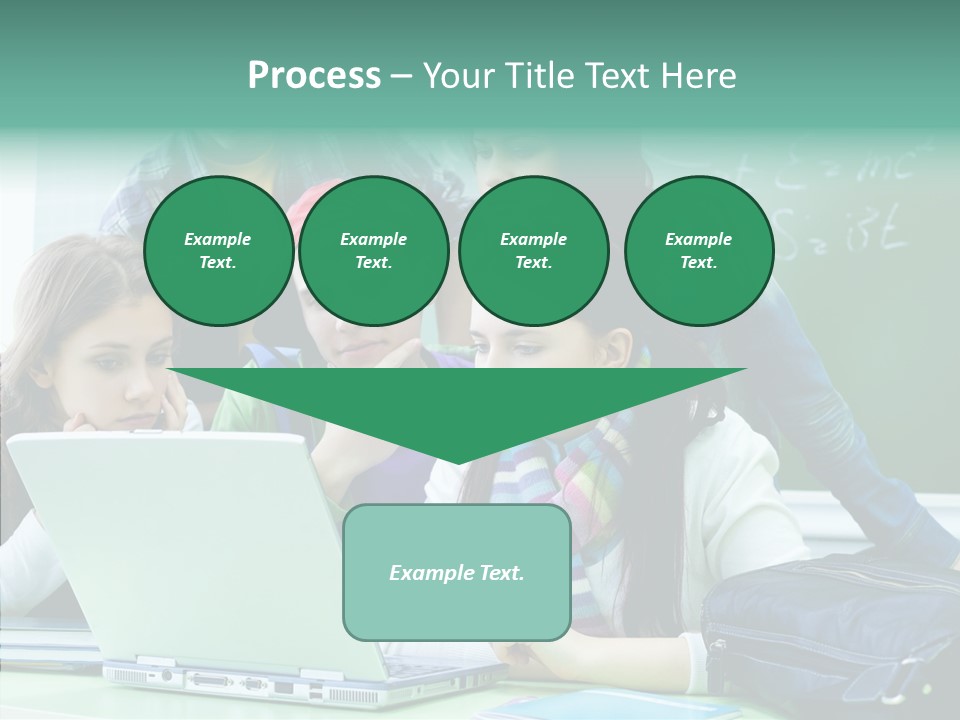 Monitor Friends Classroom PowerPoint Template