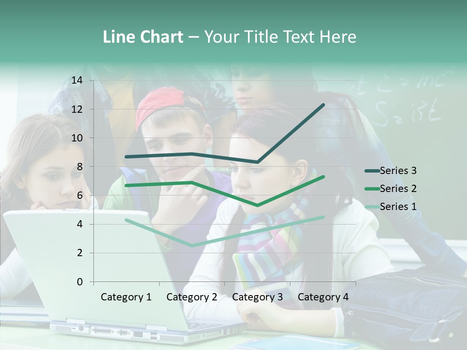 Monitor Friends Classroom PowerPoint Template