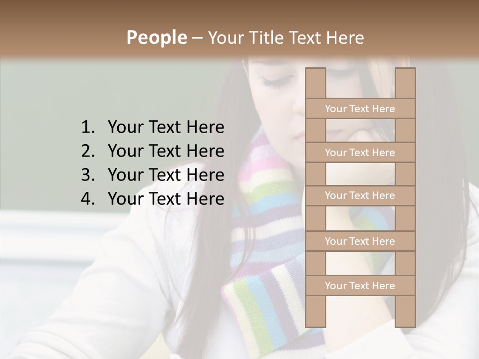 Help Study People PowerPoint Template