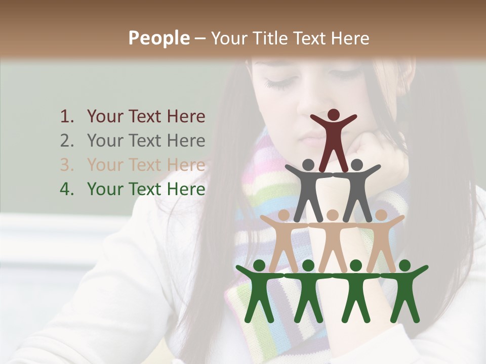 Help Study People PowerPoint Template