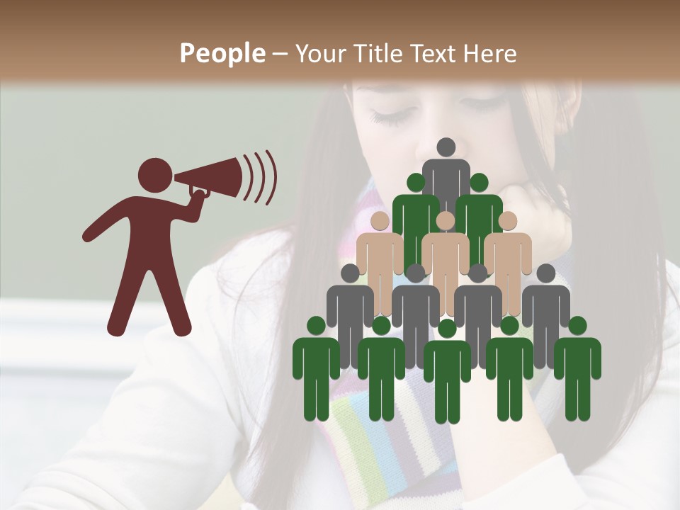 Help Study People PowerPoint Template