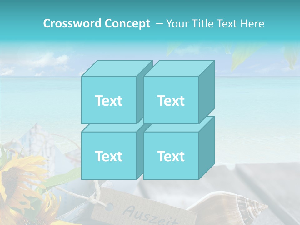 Segeln Badeurlaub Boot PowerPoint Template