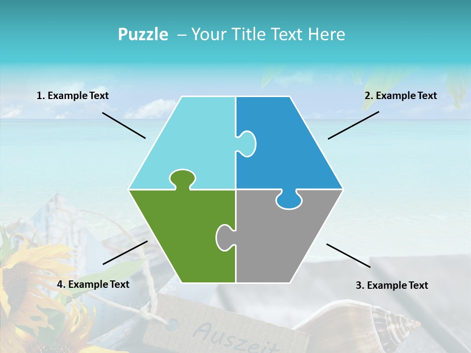 Segeln Badeurlaub Boot PowerPoint Template