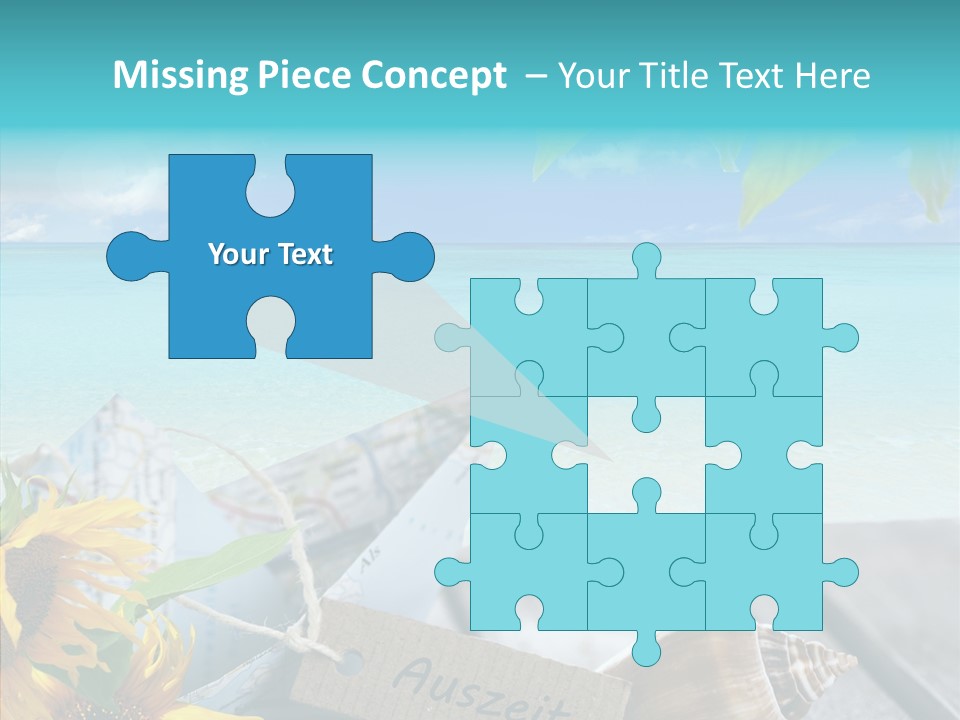 Segeln Badeurlaub Boot PowerPoint Template