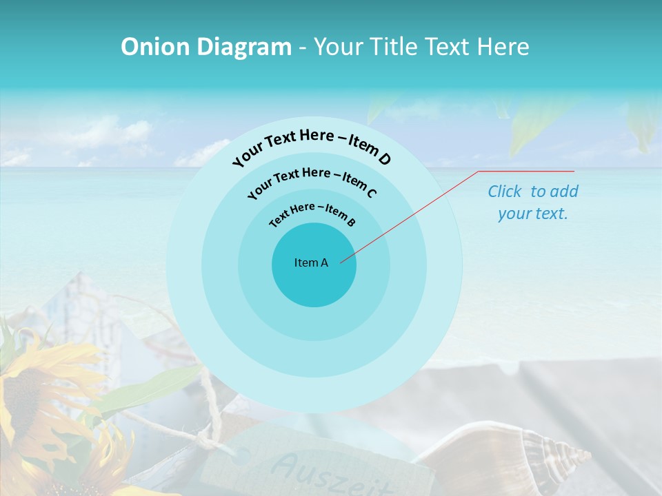 Segeln Badeurlaub Boot PowerPoint Template