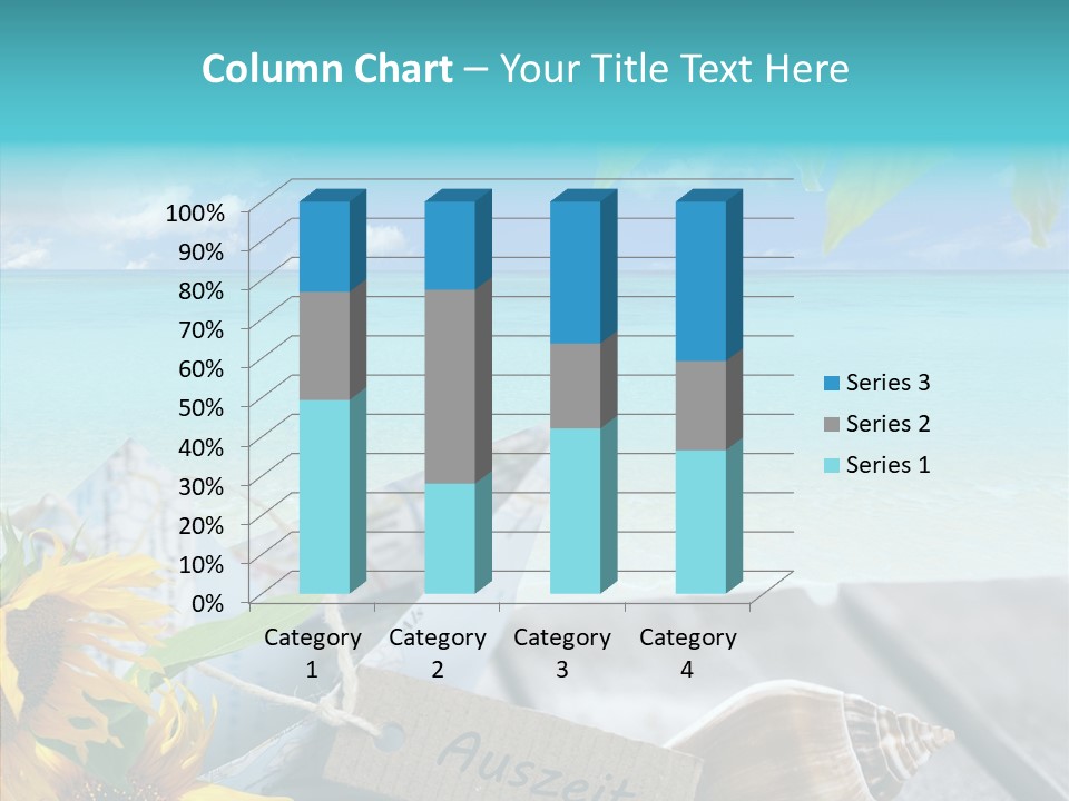 Segeln Badeurlaub Boot PowerPoint Template
