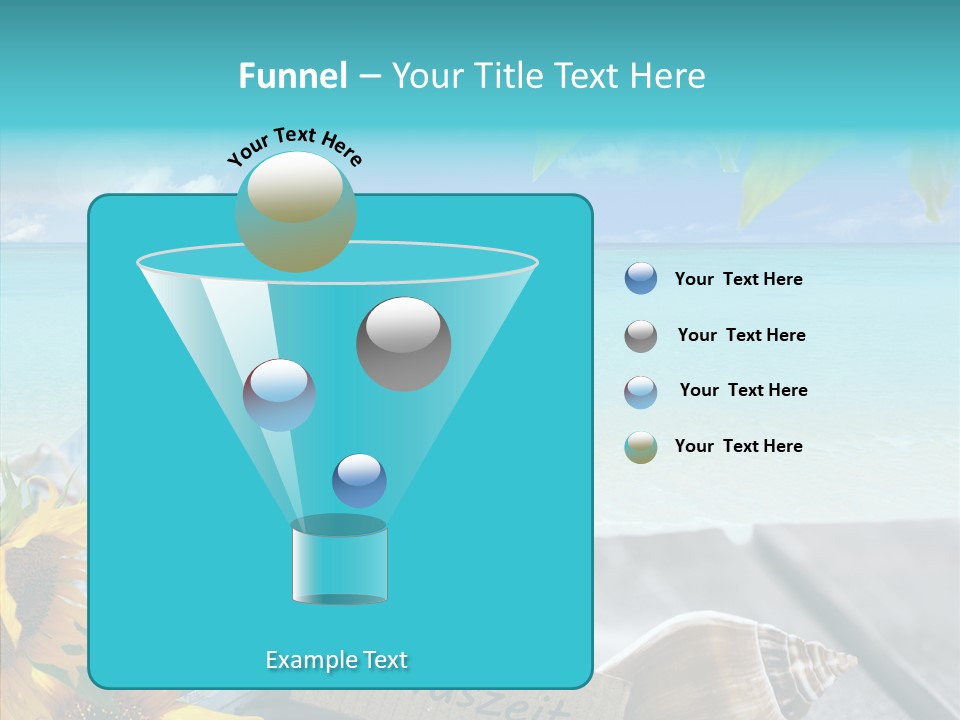 Segeln Badeurlaub Boot PowerPoint Template