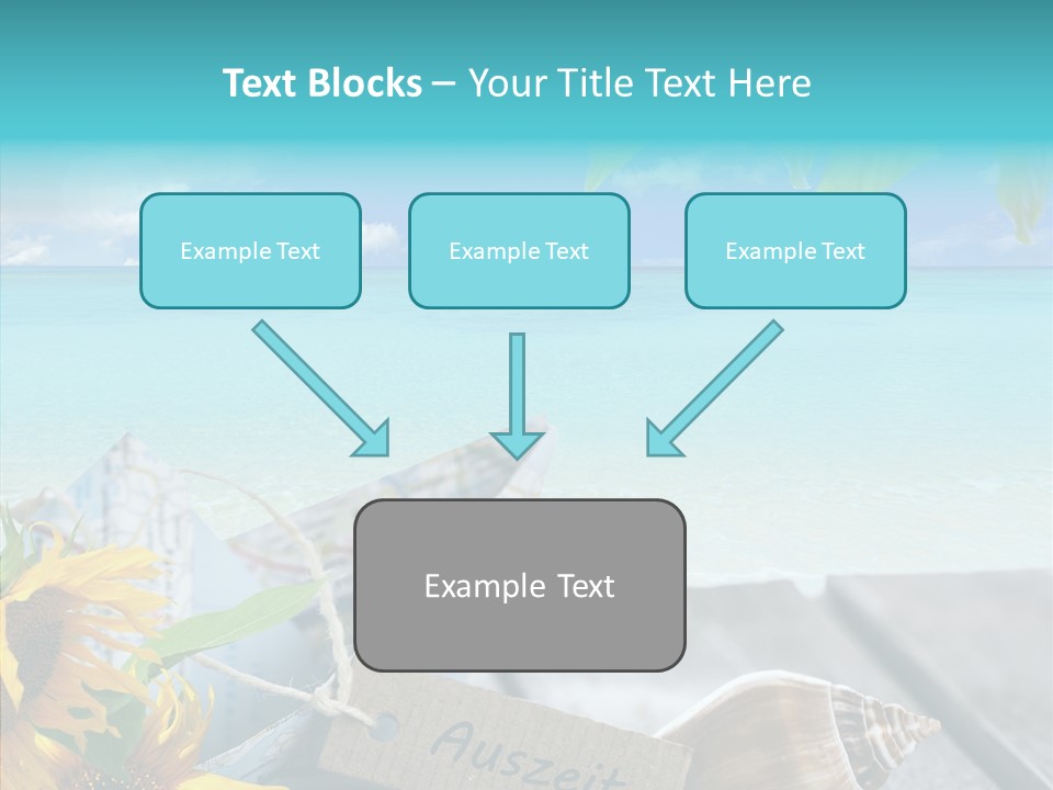 Segeln Badeurlaub Boot PowerPoint Template