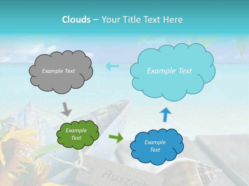 Segeln Badeurlaub Boot PowerPoint Template