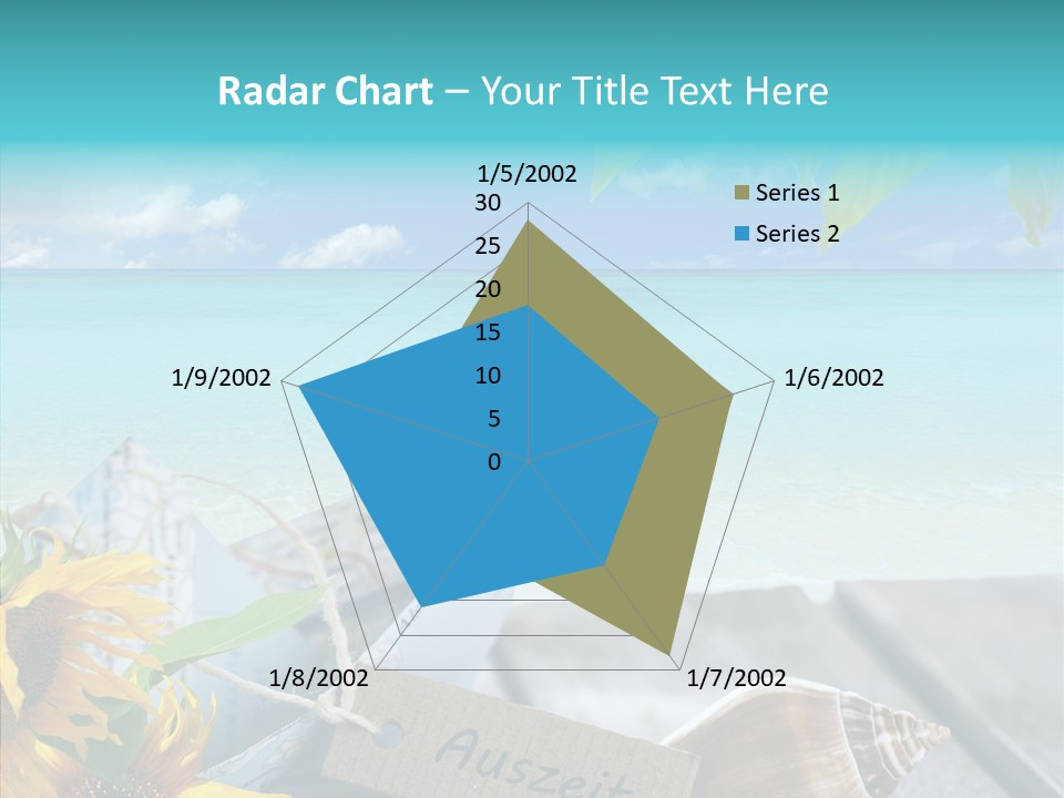 Segeln Badeurlaub Boot PowerPoint Template