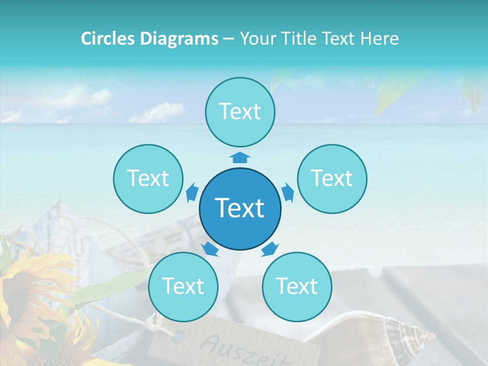 Segeln Badeurlaub Boot PowerPoint Template