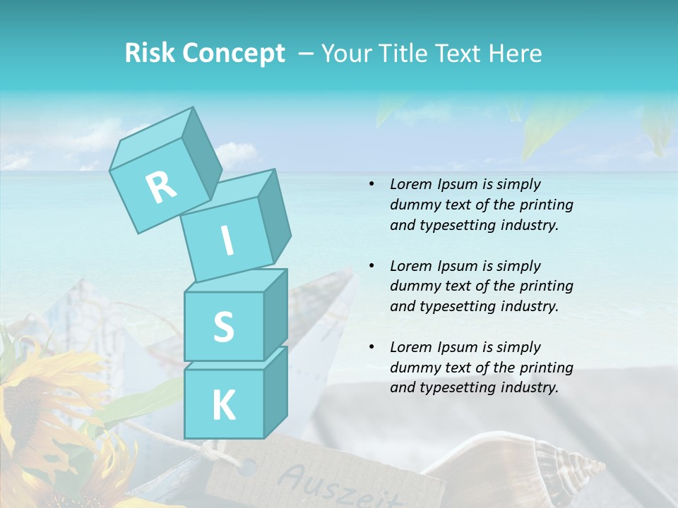 Segeln Badeurlaub Boot PowerPoint Template