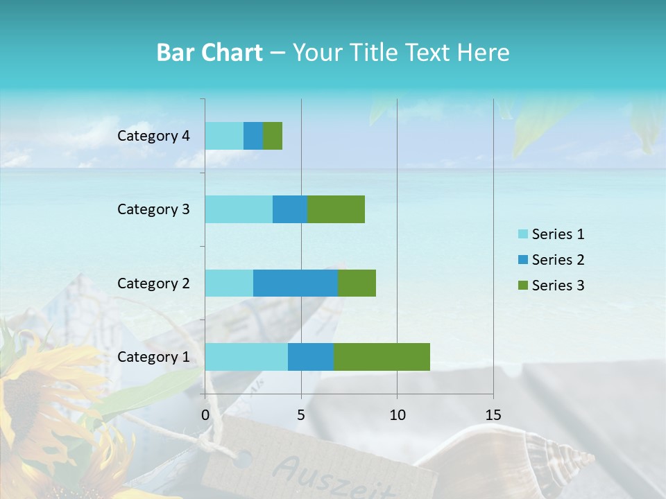 Segeln Badeurlaub Boot PowerPoint Template