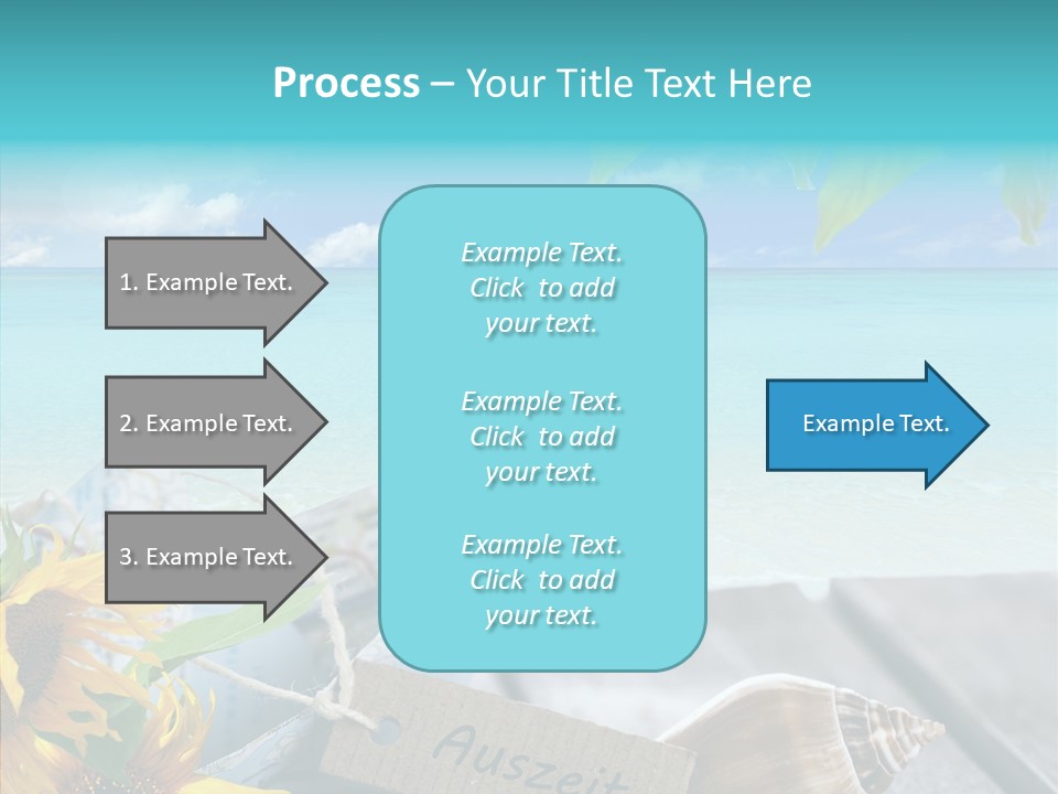 Segeln Badeurlaub Boot PowerPoint Template