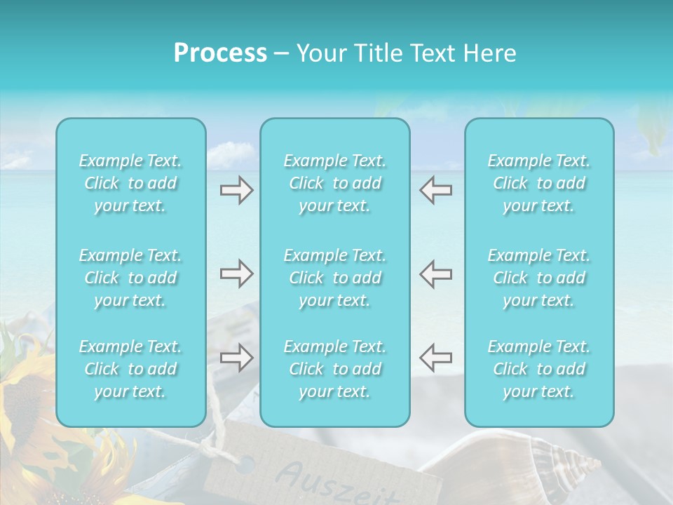 Segeln Badeurlaub Boot PowerPoint Template