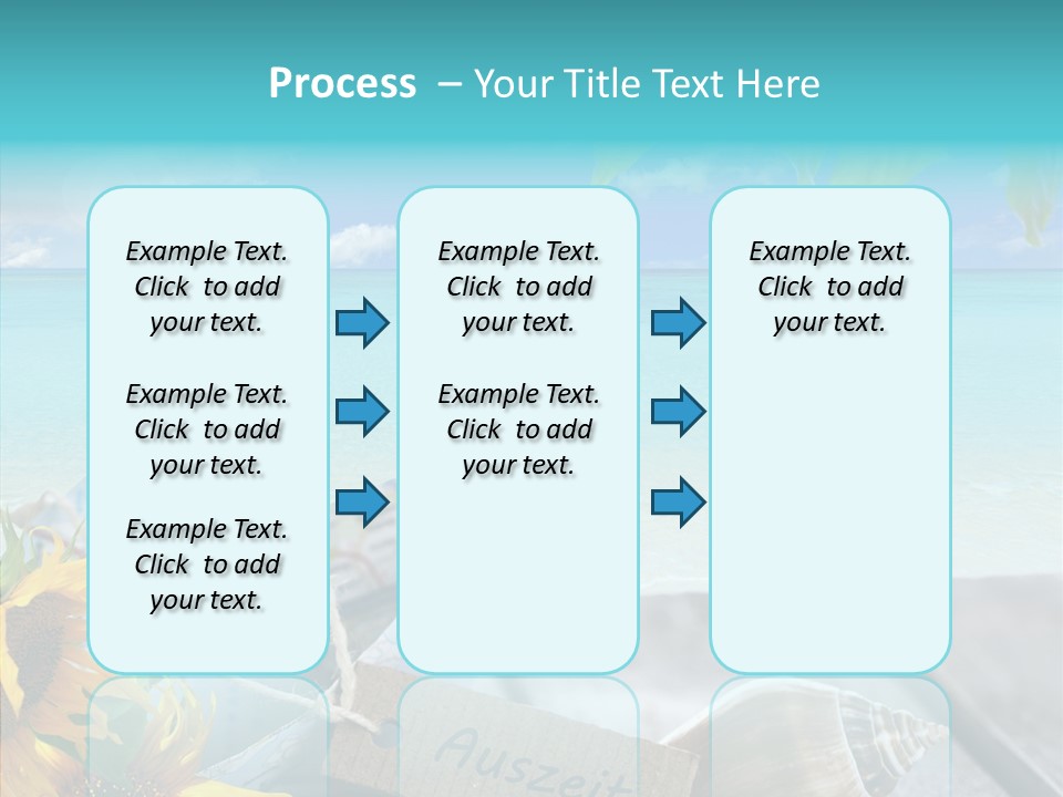 Segeln Badeurlaub Boot PowerPoint Template