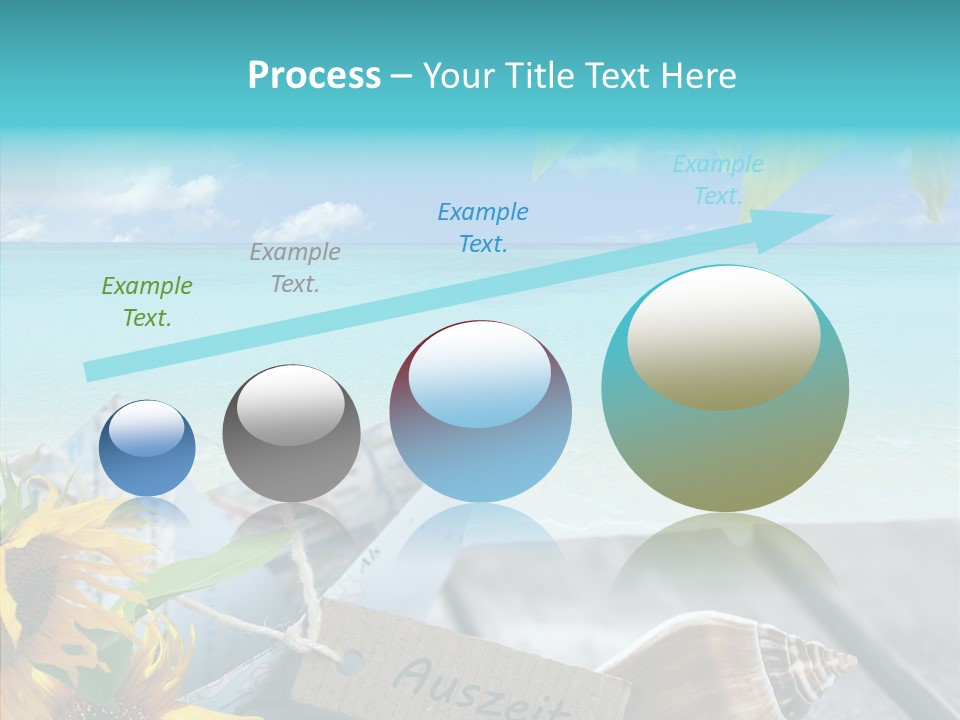 Segeln Badeurlaub Boot PowerPoint Template