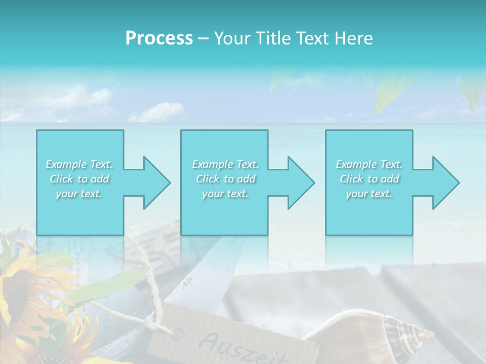 Segeln Badeurlaub Boot PowerPoint Template