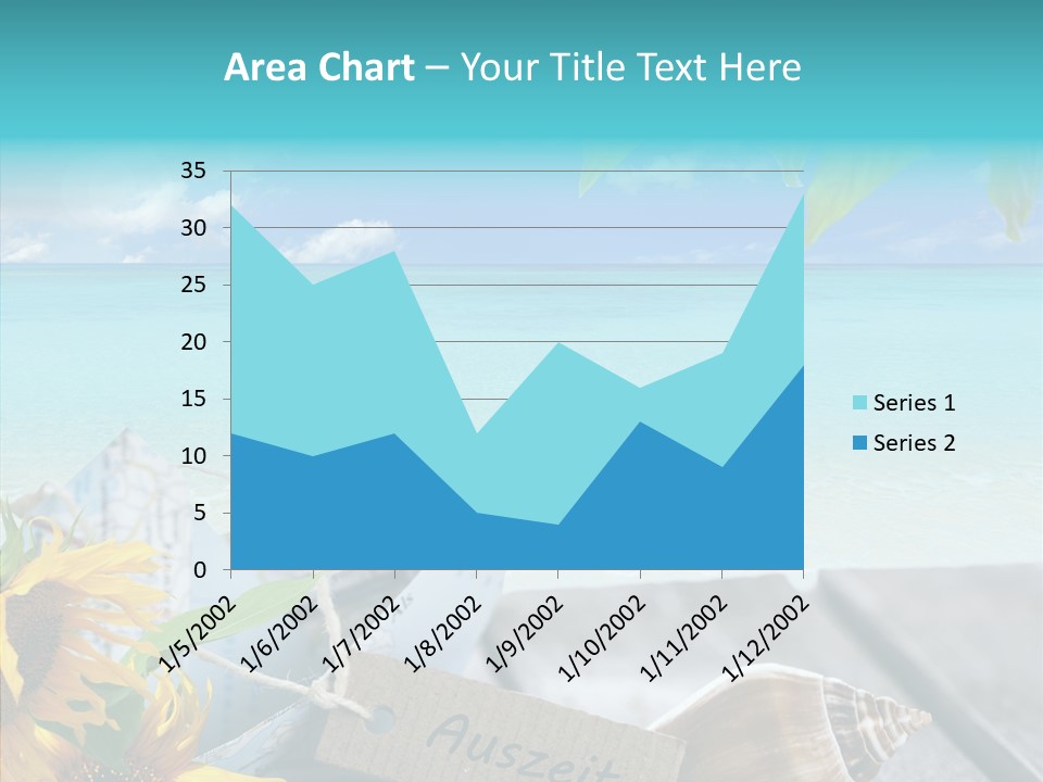 Segeln Badeurlaub Boot PowerPoint Template
