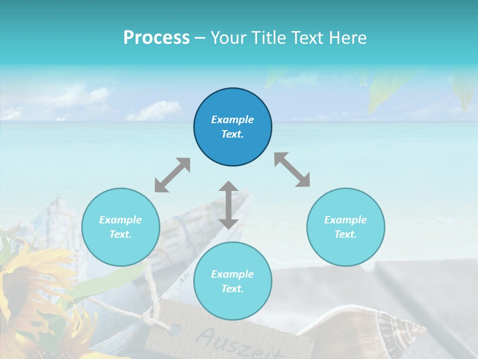 Segeln Badeurlaub Boot PowerPoint Template