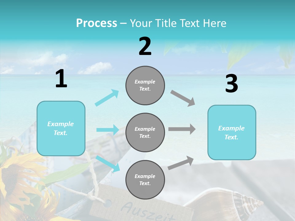 Segeln Badeurlaub Boot PowerPoint Template