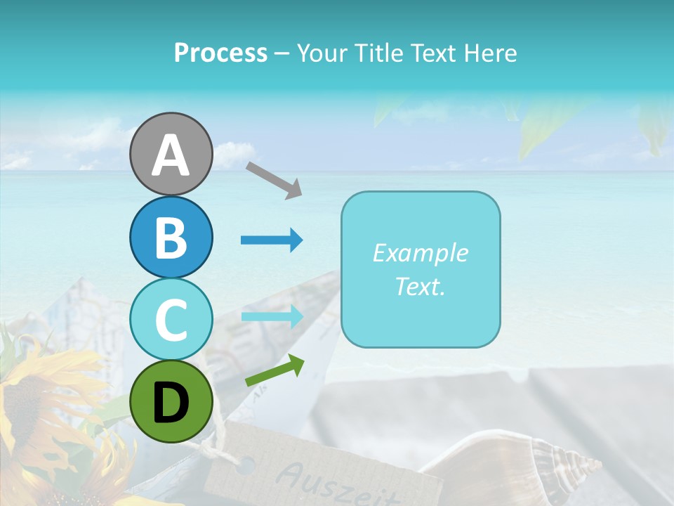 Segeln Badeurlaub Boot PowerPoint Template