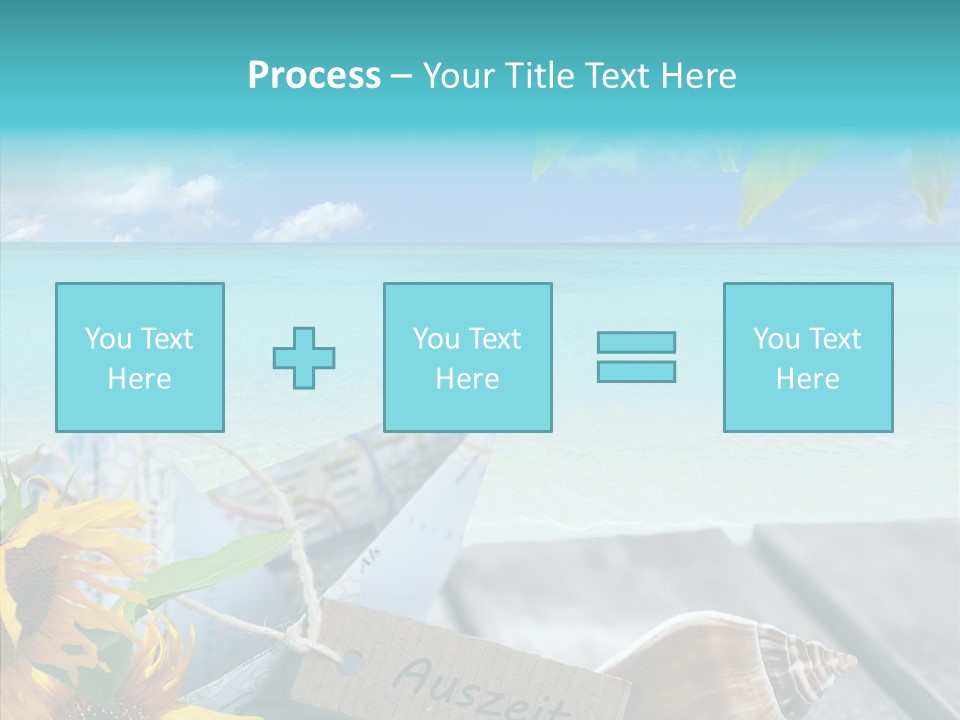 Segeln Badeurlaub Boot PowerPoint Template