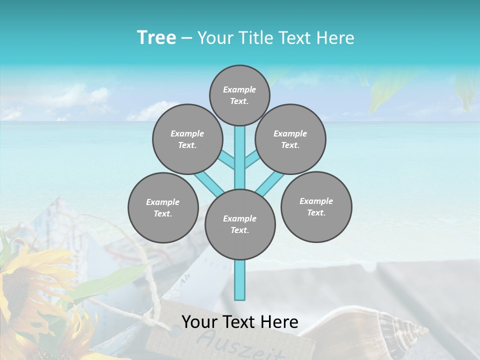 Segeln Badeurlaub Boot PowerPoint Template