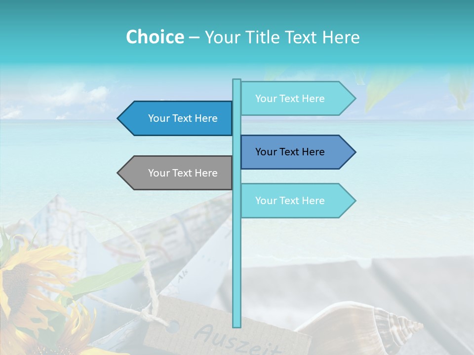 Segeln Badeurlaub Boot PowerPoint Template