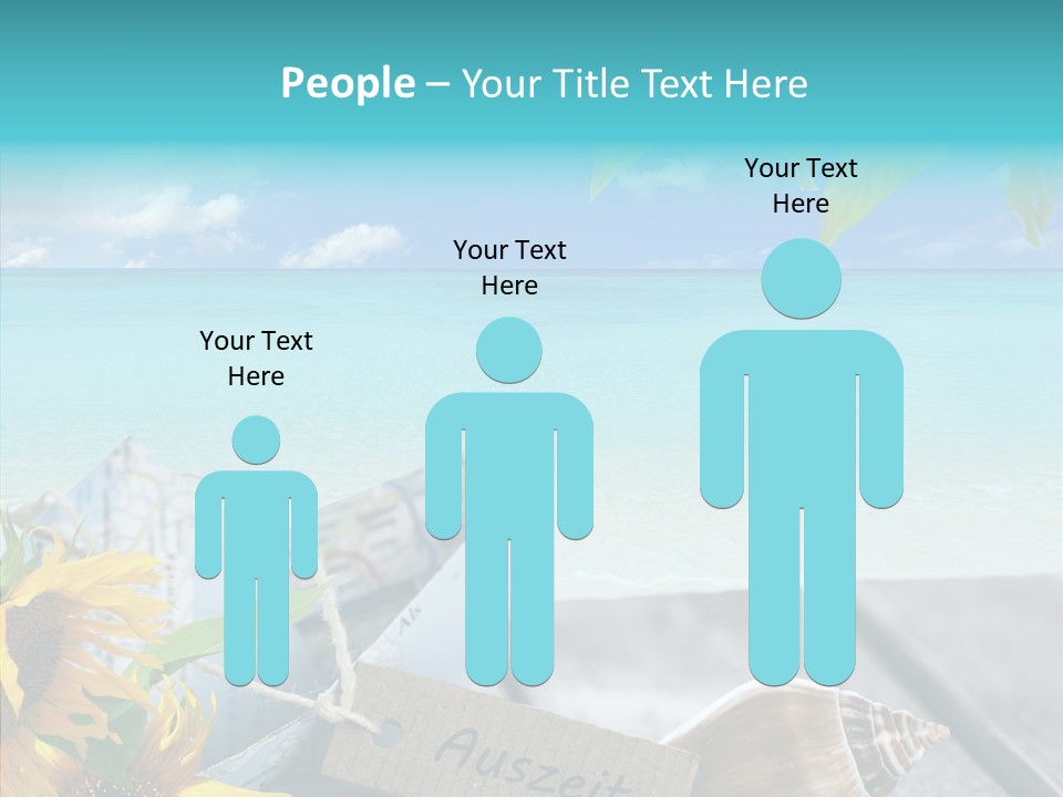 Segeln Badeurlaub Boot PowerPoint Template