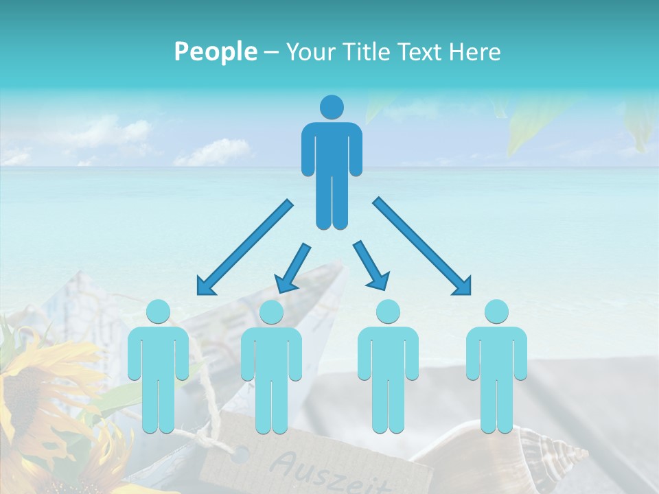 Segeln Badeurlaub Boot PowerPoint Template