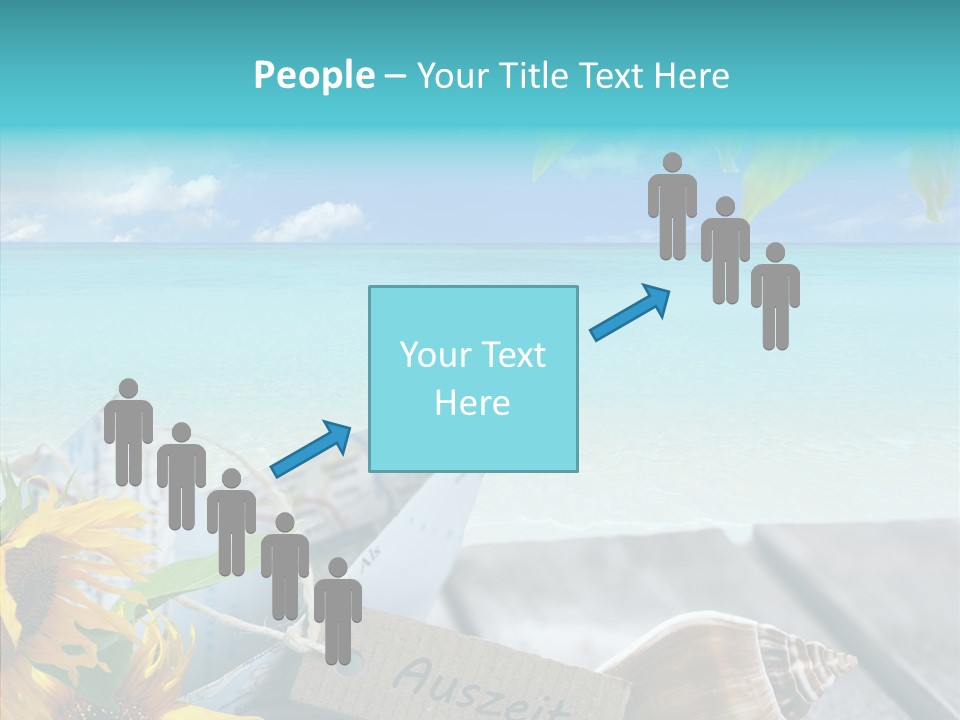 Segeln Badeurlaub Boot PowerPoint Template