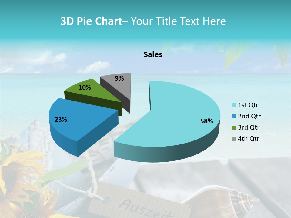 Segeln Badeurlaub Boot PowerPoint Template
