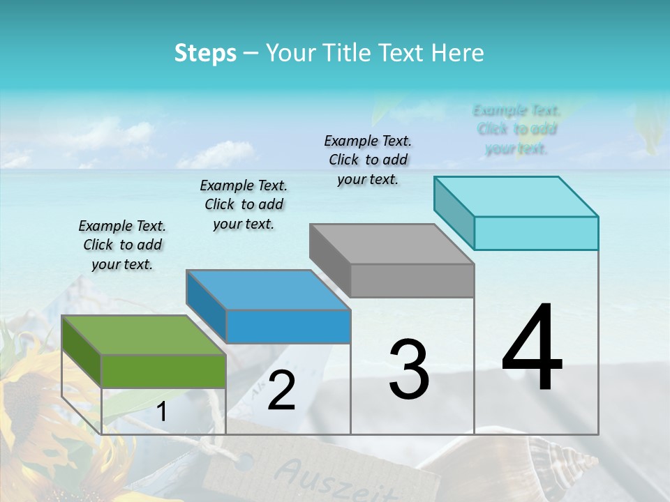 Segeln Badeurlaub Boot PowerPoint Template