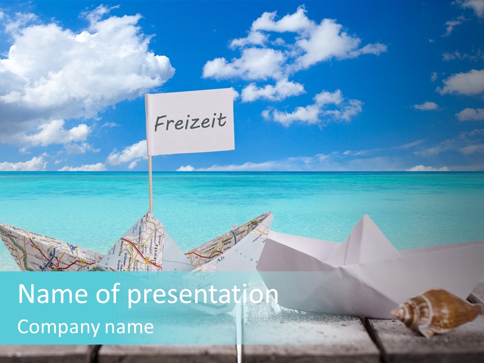 Schiff Konzept Freizeit PowerPoint Template