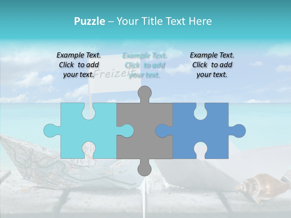 Schiff Konzept Freizeit PowerPoint Template