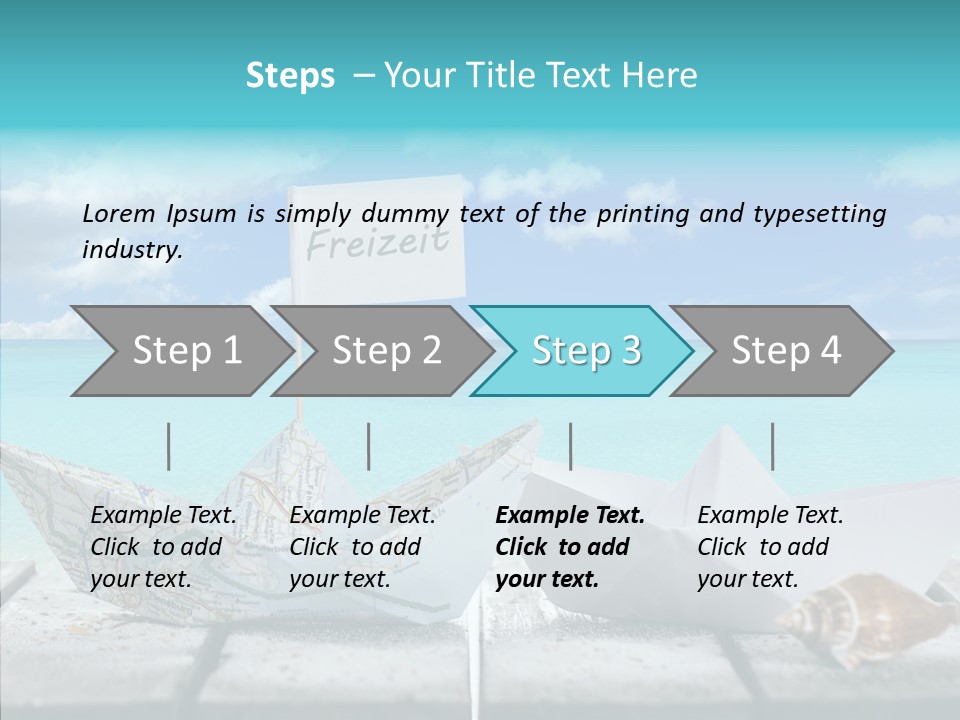 Schiff Konzept Freizeit PowerPoint Template
