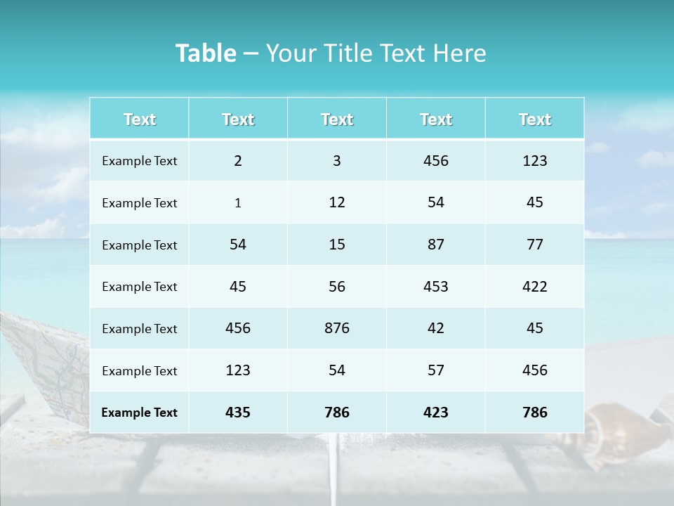 Schiff Konzept Freizeit PowerPoint Template