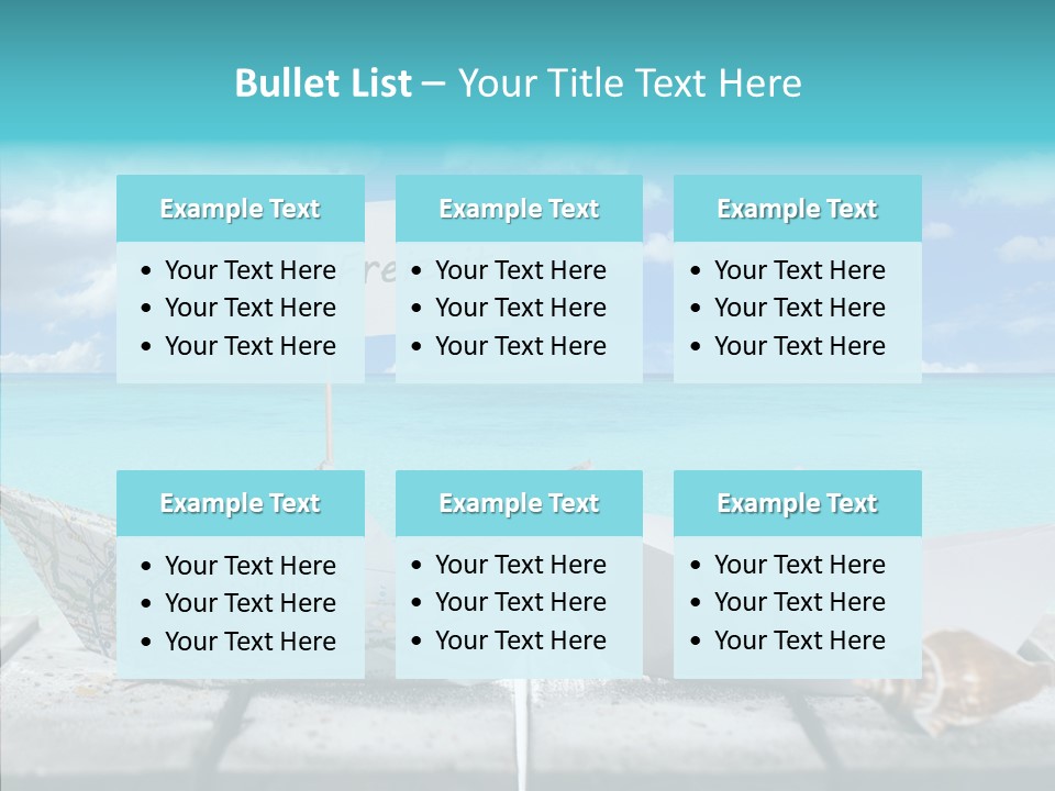 Schiff Konzept Freizeit PowerPoint Template