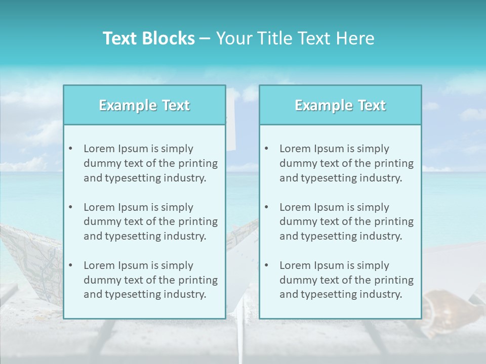 Schiff Konzept Freizeit PowerPoint Template