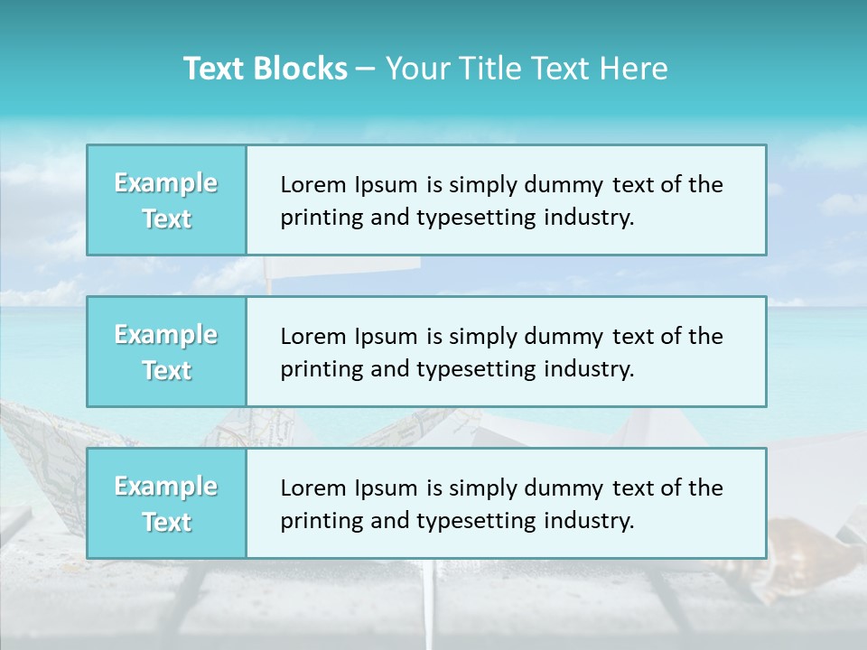 Schiff Konzept Freizeit PowerPoint Template