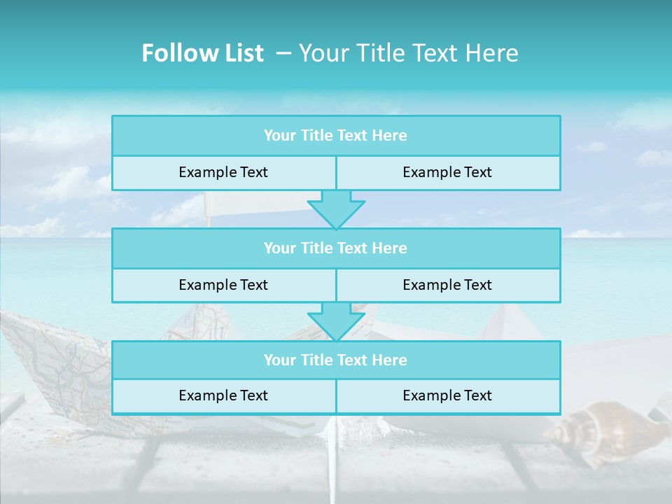 Schiff Konzept Freizeit PowerPoint Template