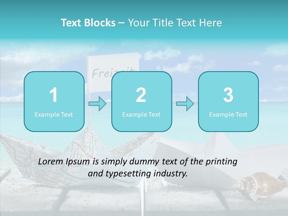 Schiff Konzept Freizeit PowerPoint Template