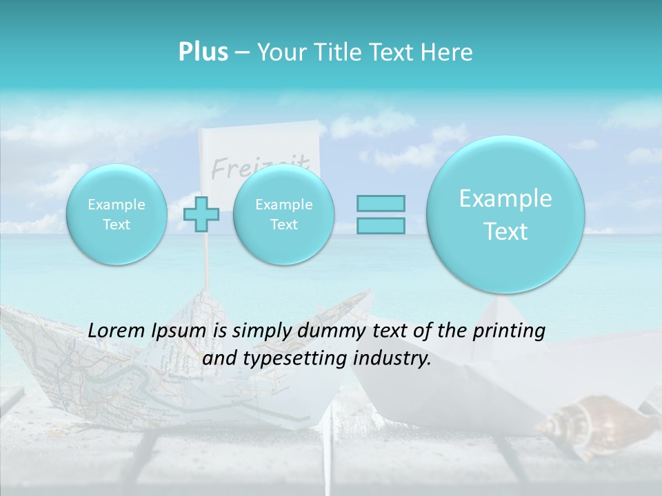 Schiff Konzept Freizeit PowerPoint Template