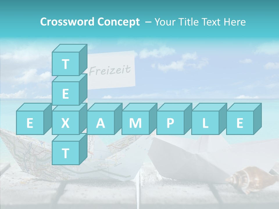 Schiff Konzept Freizeit PowerPoint Template