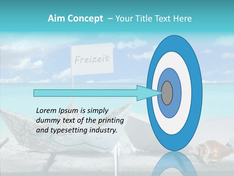 Schiff Konzept Freizeit PowerPoint Template